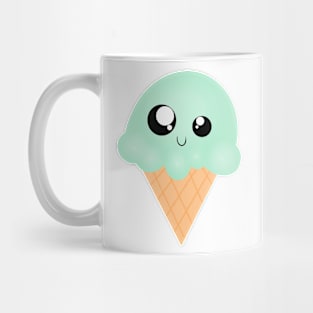 Kawaii Mint Icecream Mug